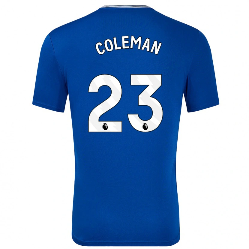 Danxen Uomo Maglia Séamus Coleman #23 Blu Con Kit Gara Home 2024/25 Maglietta