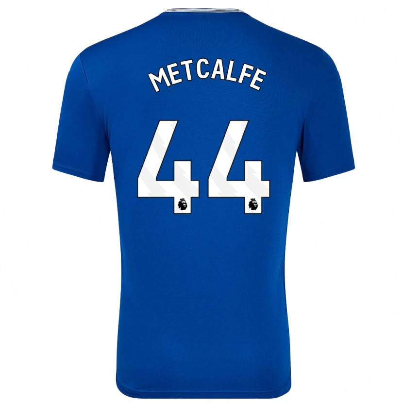 Danxen Uomo Maglia Jenson Metcalfe #44 Blu Con Kit Gara Home 2024/25 Maglietta