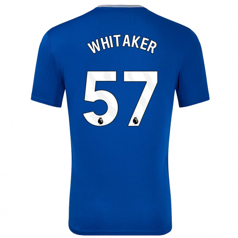 Danxen Uomo Maglia Charlie Whitaker #57 Blu Con Kit Gara Home 2024/25 Maglietta