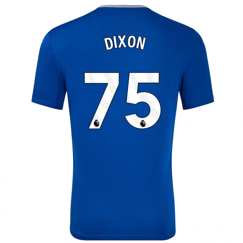 Danxen Uomo Maglia Roman Dixon #75 Blu Con Kit Gara Home 2024/25 Maglietta
