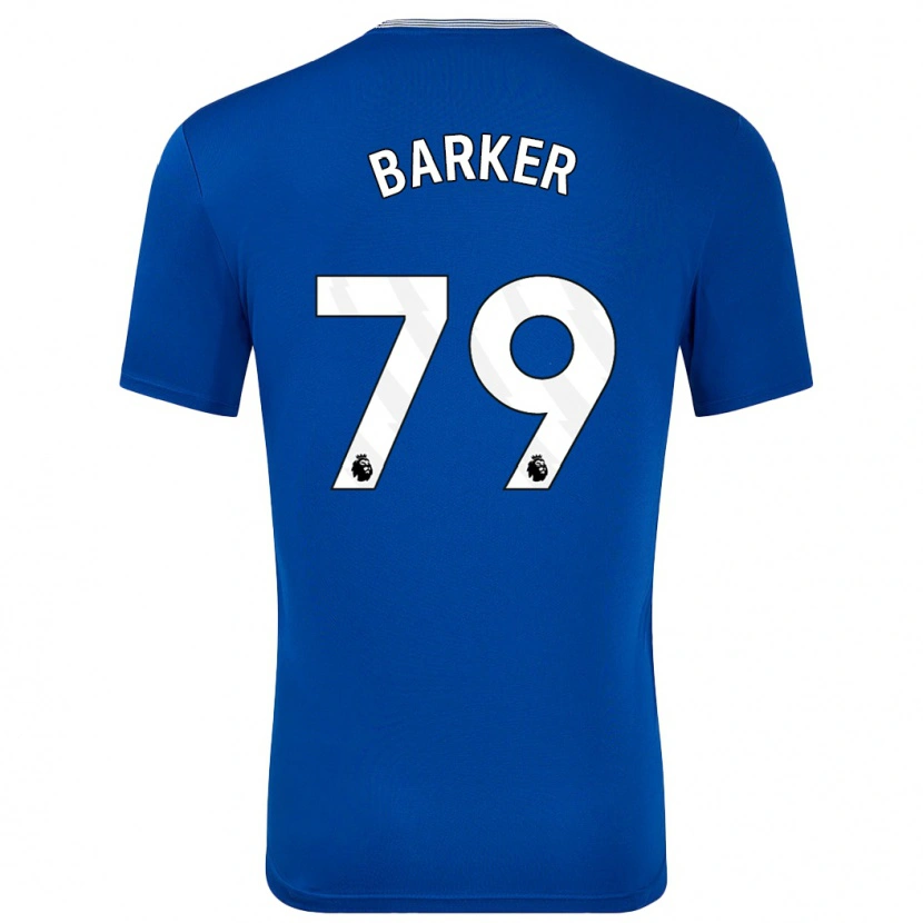 Danxen Uomo Maglia Owen Barker #79 Blu Con Kit Gara Home 2024/25 Maglietta