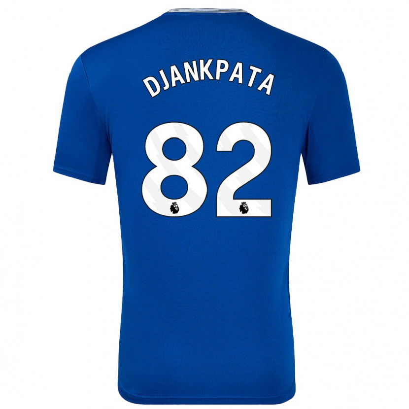 Danxen Uomo Maglia Halid Djankpata #82 Blu Con Kit Gara Home 2024/25 Maglietta