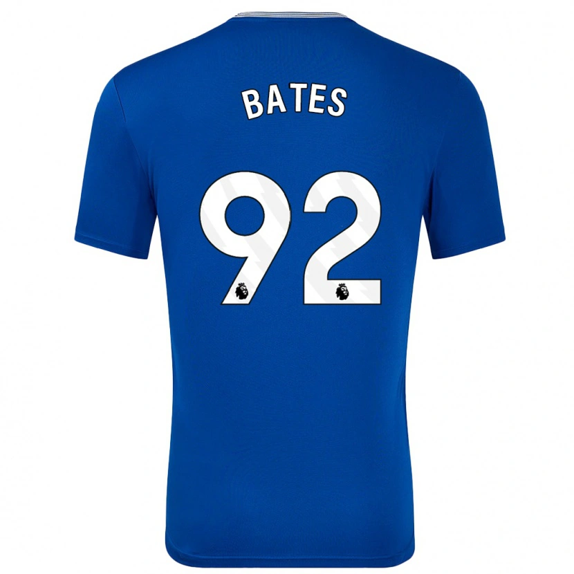 Danxen Uomo Maglia Callum Bates #92 Blu Con Kit Gara Home 2024/25 Maglietta