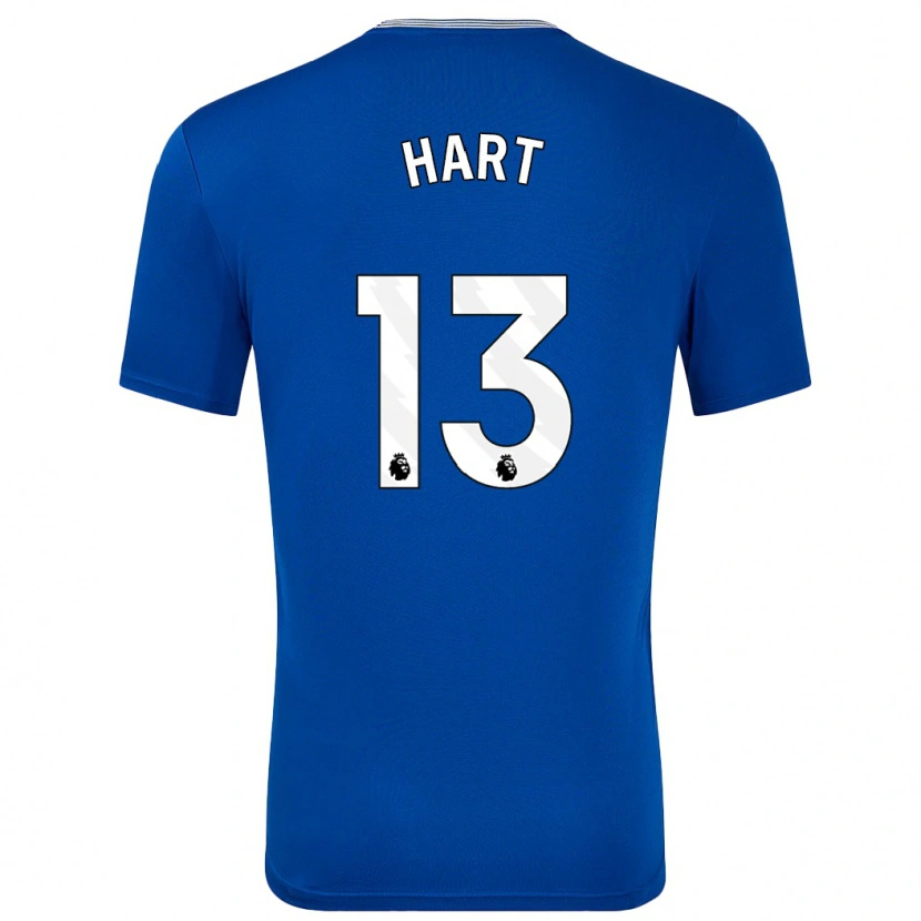 Danxen Uomo Maglia Libby Hart #13 Blu Con Kit Gara Home 2024/25 Maglietta
