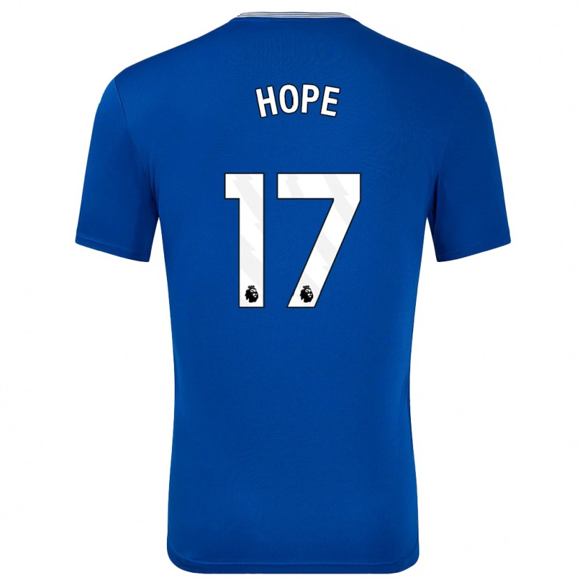 Danxen Uomo Maglia Lucy Hope #17 Blu Con Kit Gara Home 2024/25 Maglietta