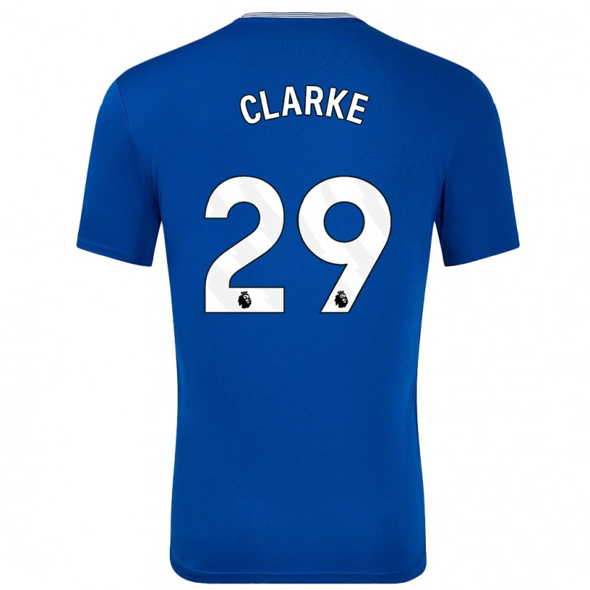 Danxen Uomo Maglia Abbey Clarke #29 Blu Con Kit Gara Home 2024/25 Maglietta