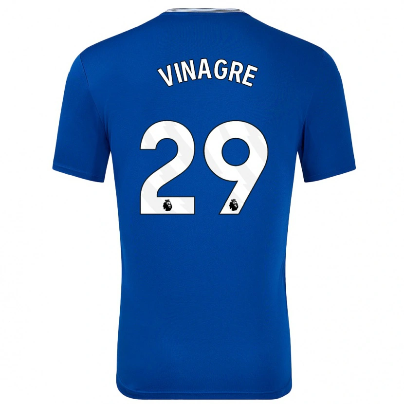 Danxen Uomo Maglia Ruben Vinagre #29 Blu Con Kit Gara Home 2024/25 Maglietta
