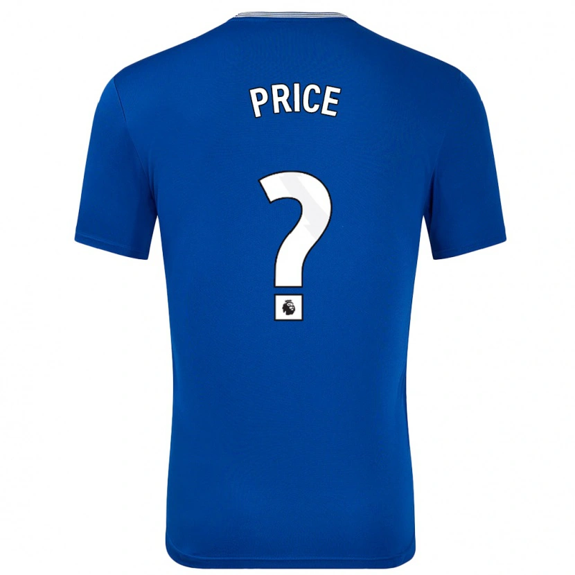 Danxen Uomo Maglia Isaac Price #0 Blu Con Kit Gara Home 2024/25 Maglietta