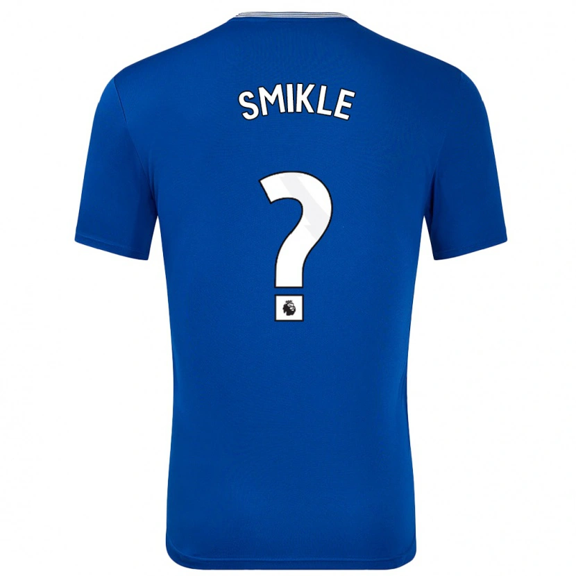 Danxen Uomo Maglia Troy Smikle #0 Blu Con Kit Gara Home 2024/25 Maglietta