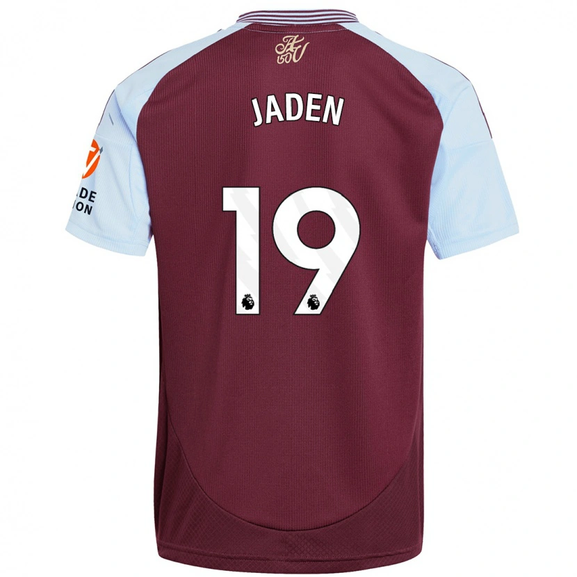 Danxen Uomo Maglia Jaden Philogene #19 Borgogna Azzurro Kit Gara Home 2024/25 Maglietta