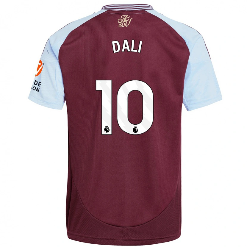 Danxen Uomo Maglia Kenza Dali #10 Borgogna Azzurro Kit Gara Home 2024/25 Maglietta
