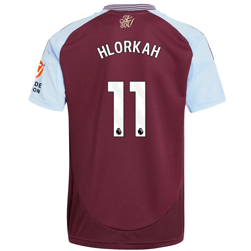 Danxen Uomo Maglia Chantelle Boye-Hlorkah #11 Borgogna Azzurro Kit Gara Home 2024/25 Maglietta
