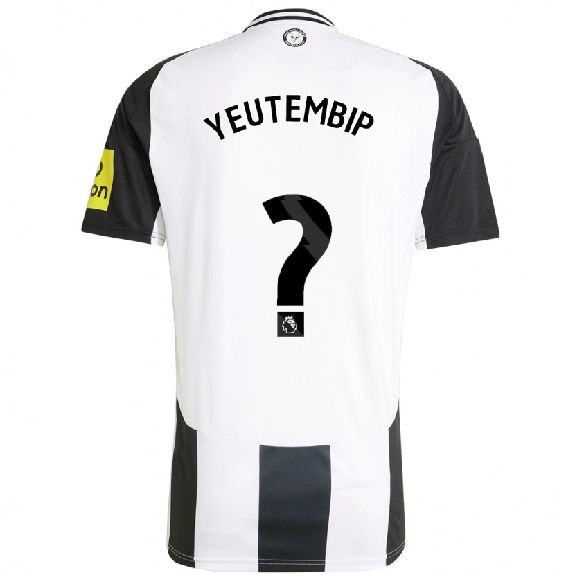 Danxen Uomo Maglia Lesecond Yeutembip #0 Bianco Nero Kit Gara Home 2024/25 Maglietta
