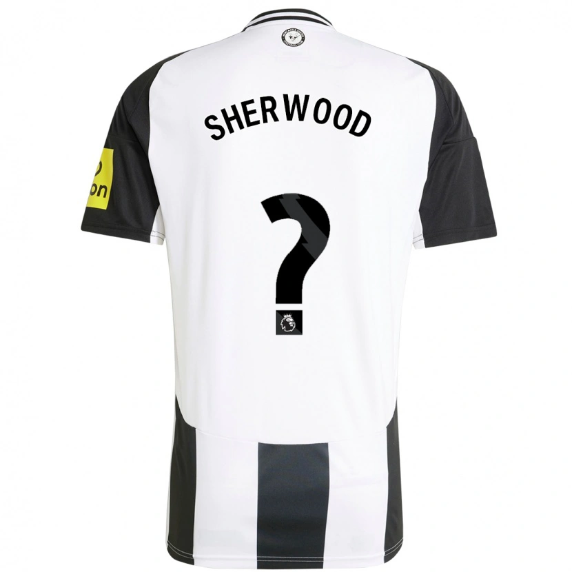 Danxen Uomo Maglia Charlie Sherwood #0 Bianco Nero Kit Gara Home 2024/25 Maglietta