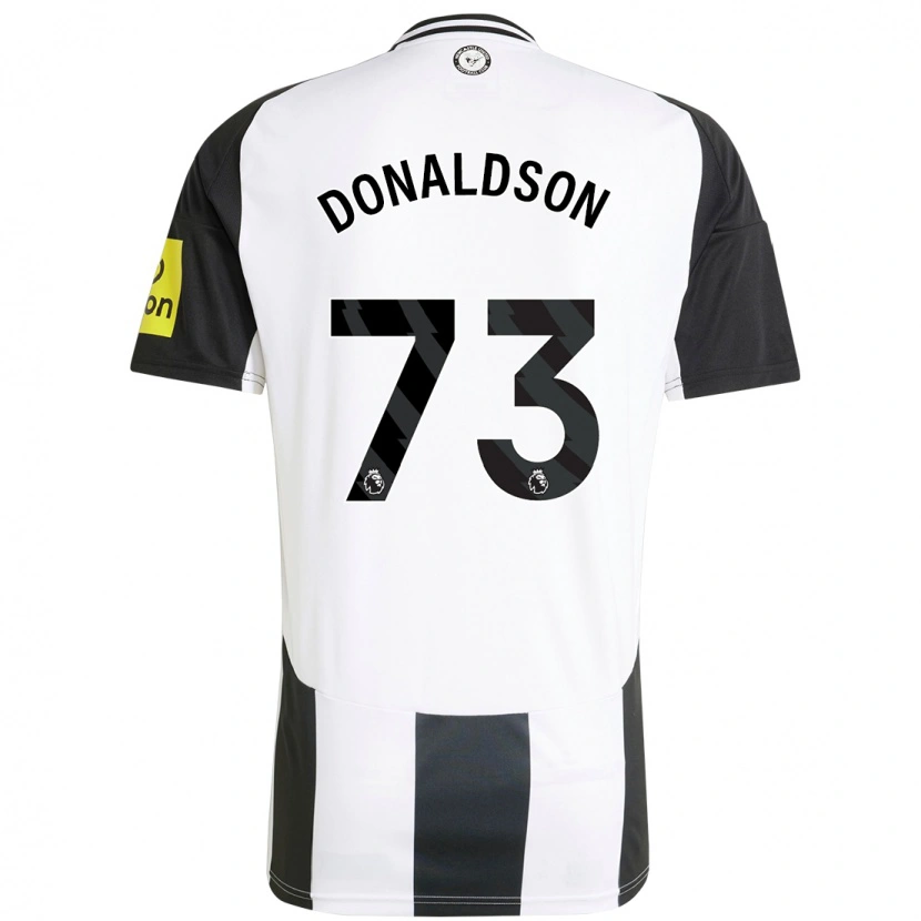 Danxen Uomo Maglia Josh Donaldson #73 Bianco Nero Kit Gara Home 2024/25 Maglietta