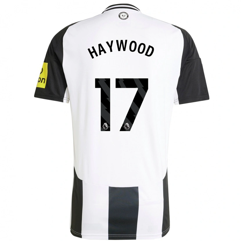 Danxen Uomo Maglia Sophie Haywood #17 Bianco Nero Kit Gara Home 2024/25 Maglietta