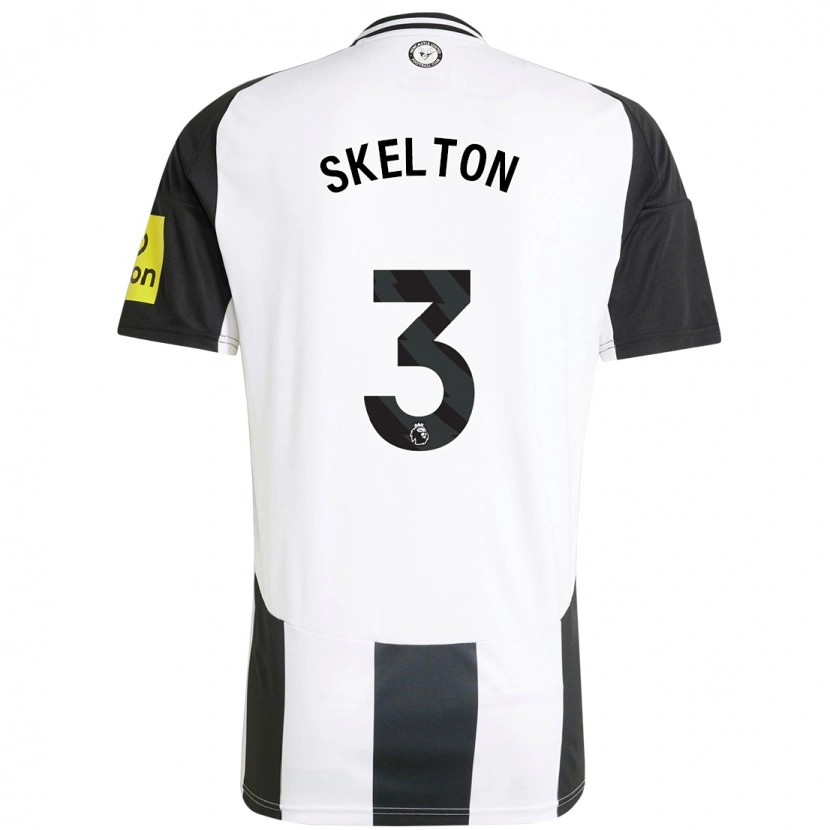 Danxen Uomo Maglia Keira Skelton #3 Bianco Nero Kit Gara Home 2024/25 Maglietta