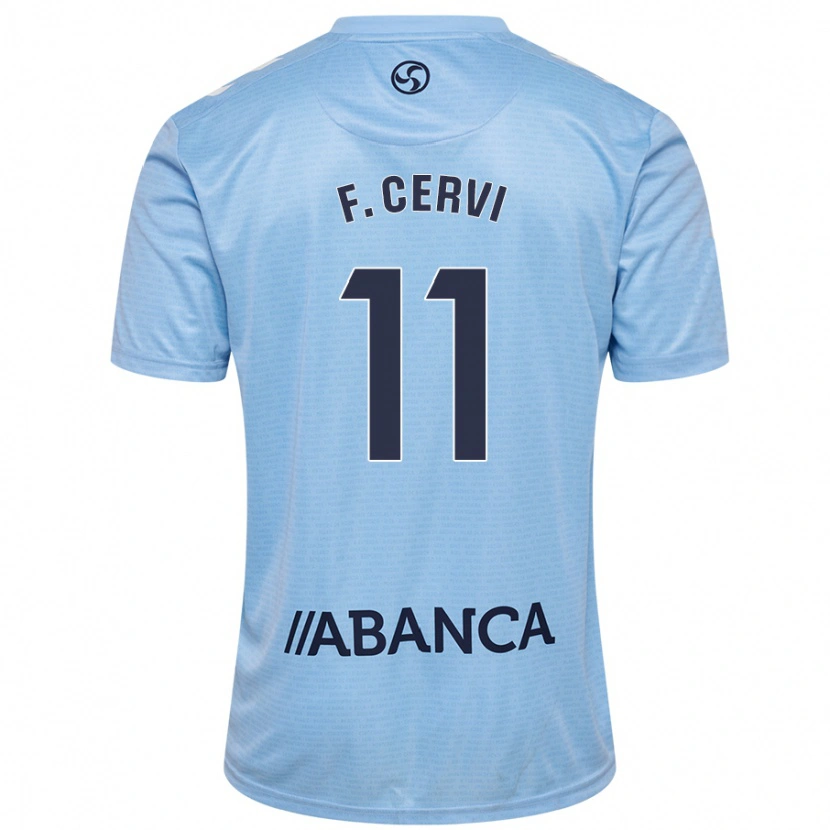 Danxen Uomo Maglia Franco Cervi #11 Celeste Kit Gara Home 2024/25 Maglietta
