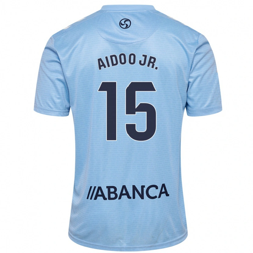 Danxen Uomo Maglia Joseph Aidoo #15 Celeste Kit Gara Home 2024/25 Maglietta