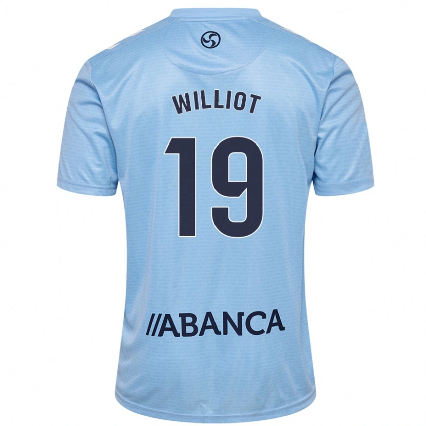 Danxen Uomo Maglia Williot Swedberg #19 Celeste Kit Gara Home 2024/25 Maglietta