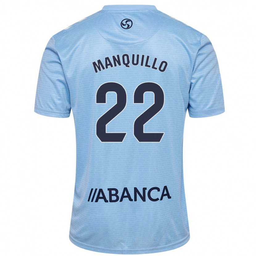 Danxen Uomo Maglia Javier Manquillo #22 Celeste Kit Gara Home 2024/25 Maglietta