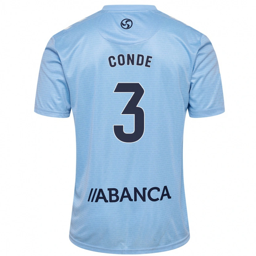 Danxen Uomo Maglia Tincho Conde #3 Celeste Kit Gara Home 2024/25 Maglietta