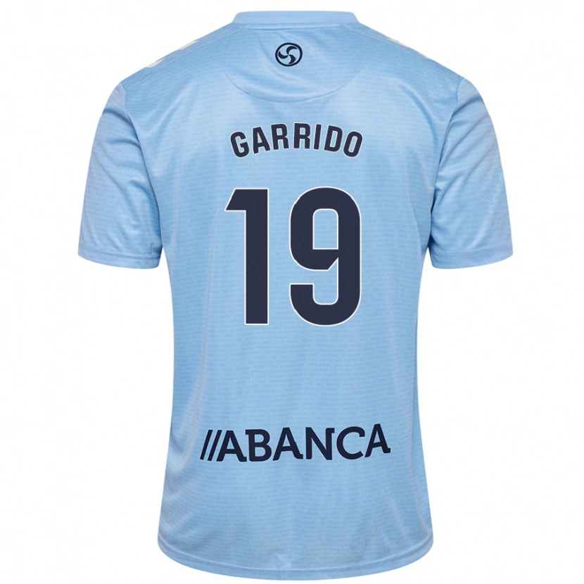 Danxen Uomo Maglia Manu Garrido #19 Celeste Kit Gara Home 2024/25 Maglietta