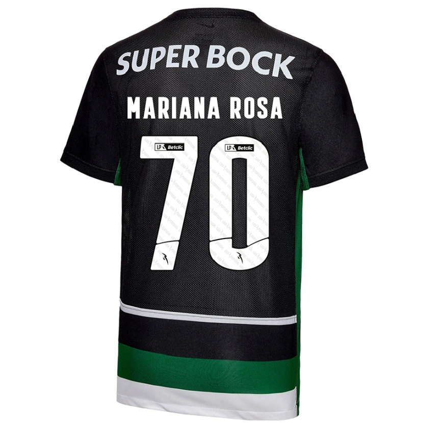 Danxen Uomo Maglia Mariana Silva Pinto Vilaça Da Rosa #70 Nero Bianco Verde Kit Gara Home 2024/25 Maglietta