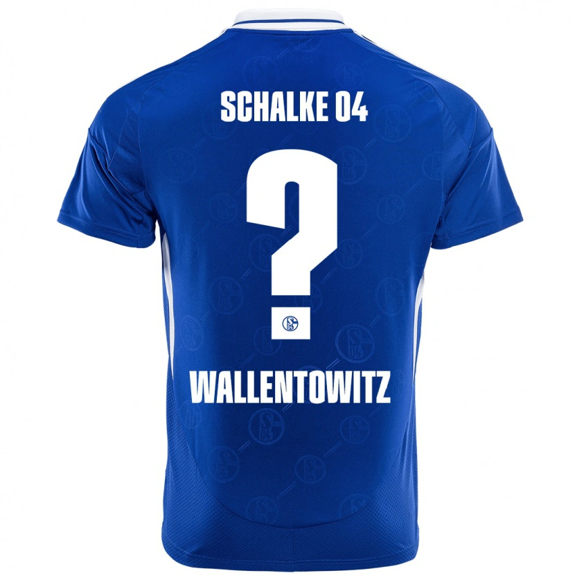 Danxen Uomo Maglia Mika Wallentowitz #0 Blu Reale Kit Gara Home 2024/25 Maglietta