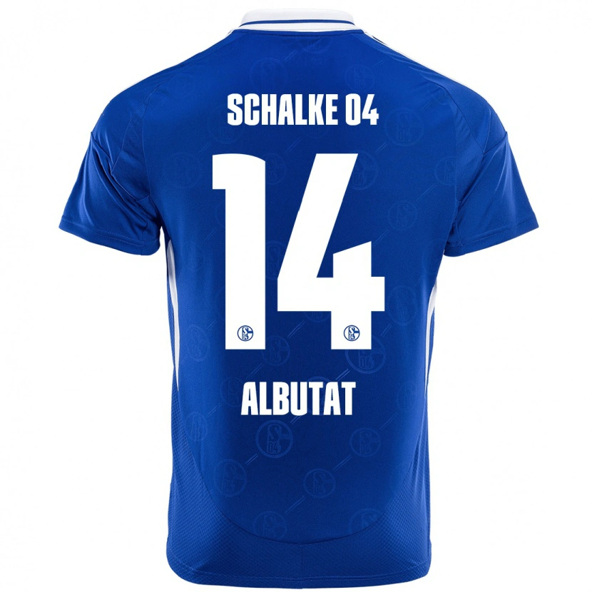 Danxen Uomo Maglia Tim Albutat #14 Blu Reale Kit Gara Home 2024/25 Maglietta