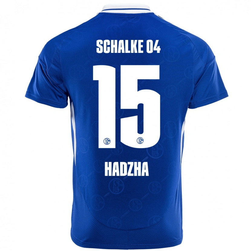 Danxen Uomo Maglia Nedzhib Hadzha #15 Blu Reale Kit Gara Home 2024/25 Maglietta