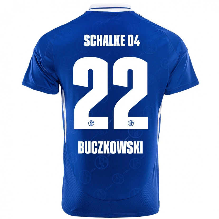 Danxen Uomo Maglia Philip Buczkowski #22 Blu Reale Kit Gara Home 2024/25 Maglietta