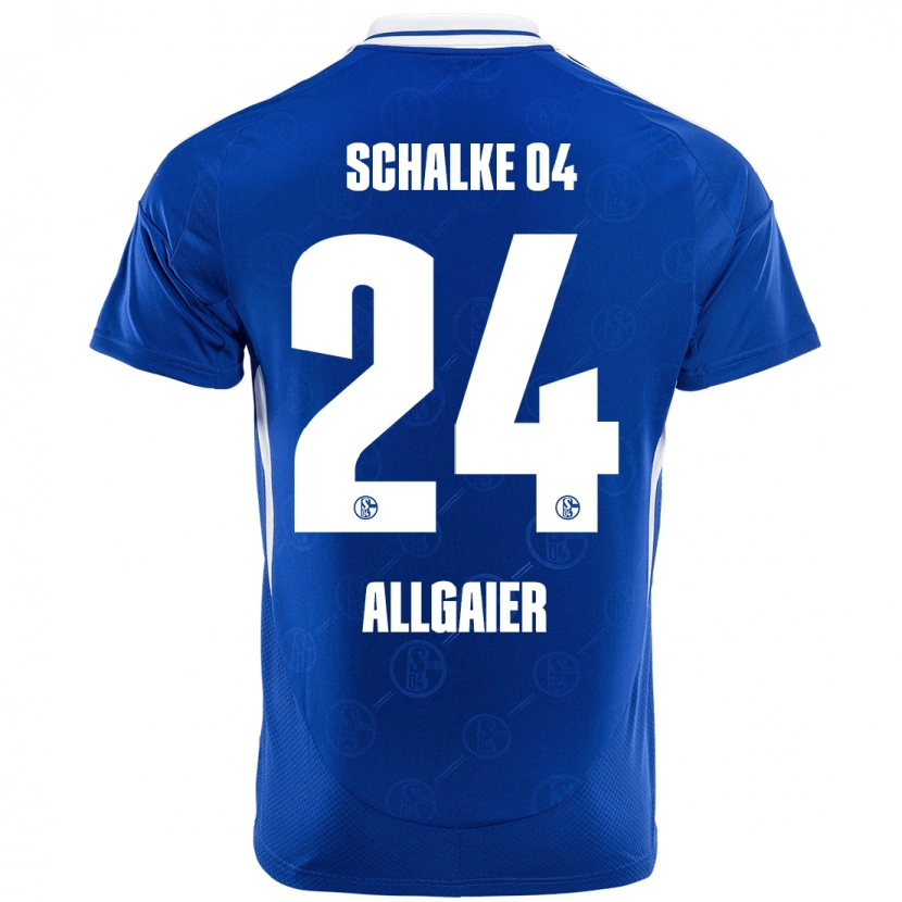 Danxen Uomo Maglia Felix Allgaier #24 Blu Reale Kit Gara Home 2024/25 Maglietta