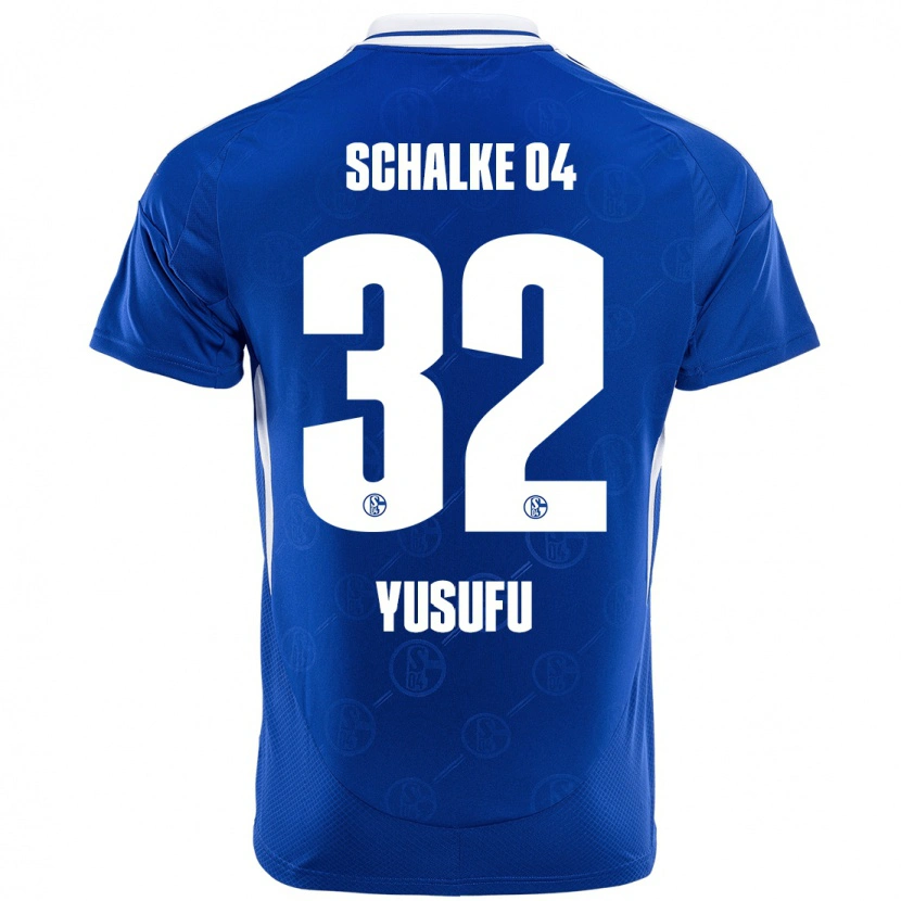 Danxen Uomo Maglia Faaris Yusufu #32 Blu Reale Kit Gara Home 2024/25 Maglietta