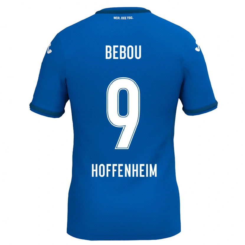 Danxen Uomo Maglia Ihlas Bebou #9 Blu Reale Kit Gara Home 2024/25 Maglietta