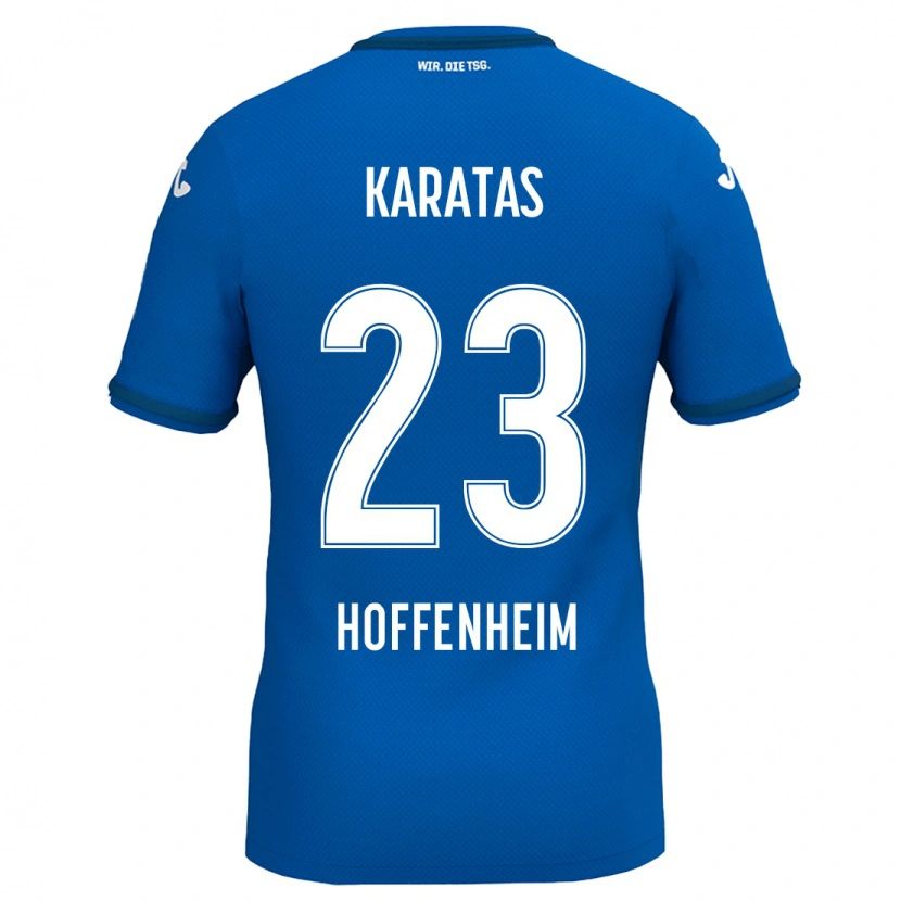 Danxen Uomo Maglia Can Karatas #23 Blu Reale Kit Gara Home 2024/25 Maglietta