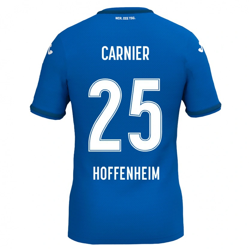 Danxen Uomo Maglia Alekseï Carnier #25 Blu Reale Kit Gara Home 2024/25 Maglietta