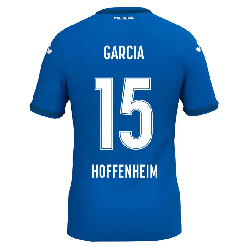 Danxen Uomo Maglia Marta Cazalla Garcia #15 Blu Reale Kit Gara Home 2024/25 Maglietta