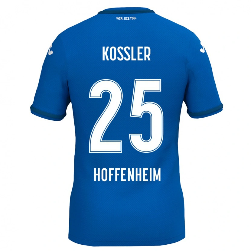 Danxen Uomo Maglia Melissa Kössler #25 Blu Reale Kit Gara Home 2024/25 Maglietta