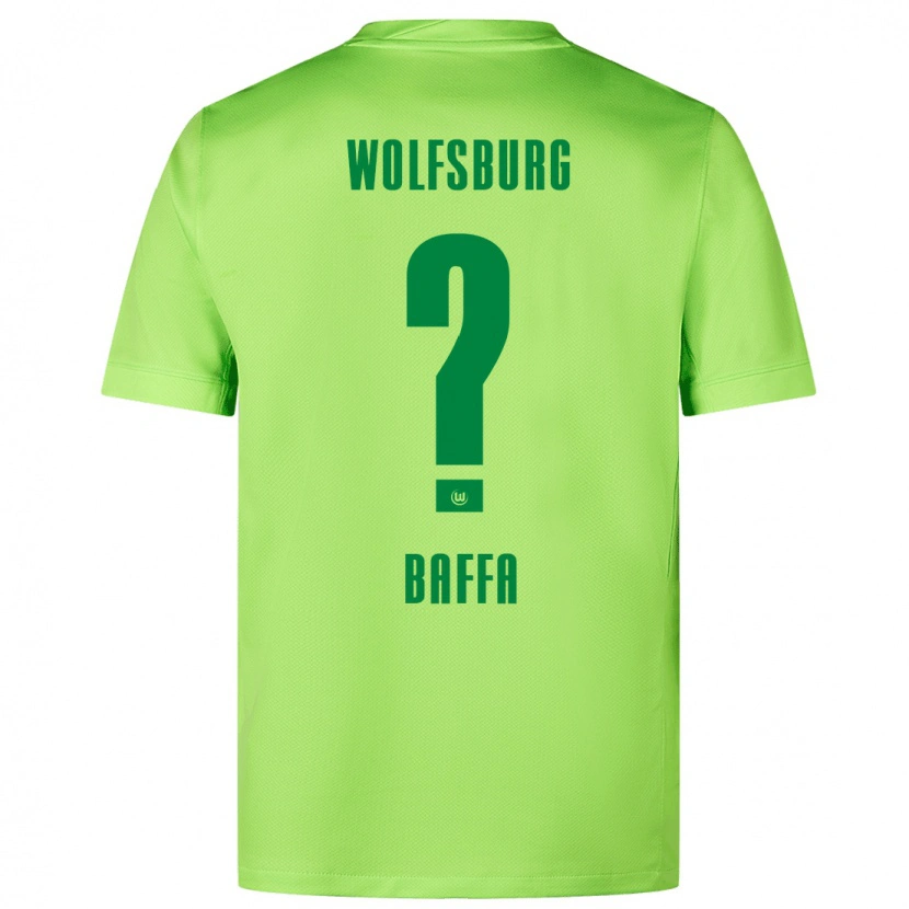 Danxen Uomo Maglia Salvatore Baffa #0 Verde Fluorescente Kit Gara Home 2024/25 Maglietta