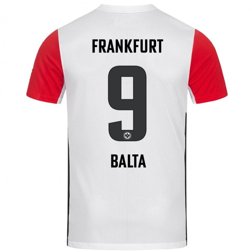 Danxen Uomo Maglia Sahin Balta #9 Bianco Rosso Kit Gara Home 2024/25 Maglietta