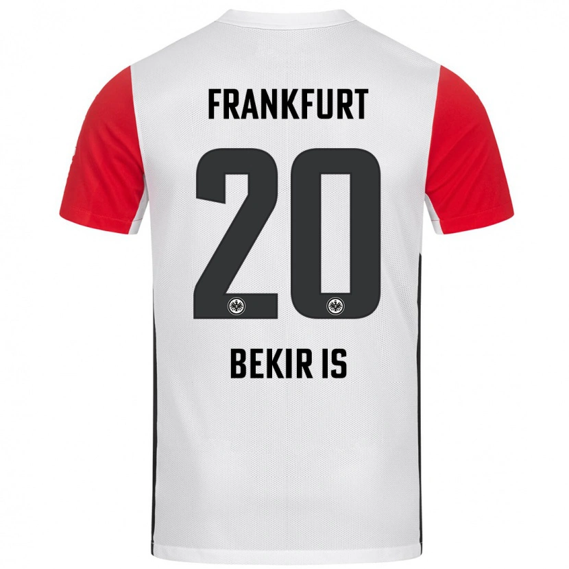 Danxen Uomo Maglia Eba Bekir Is #20 Bianco Rosso Kit Gara Home 2024/25 Maglietta