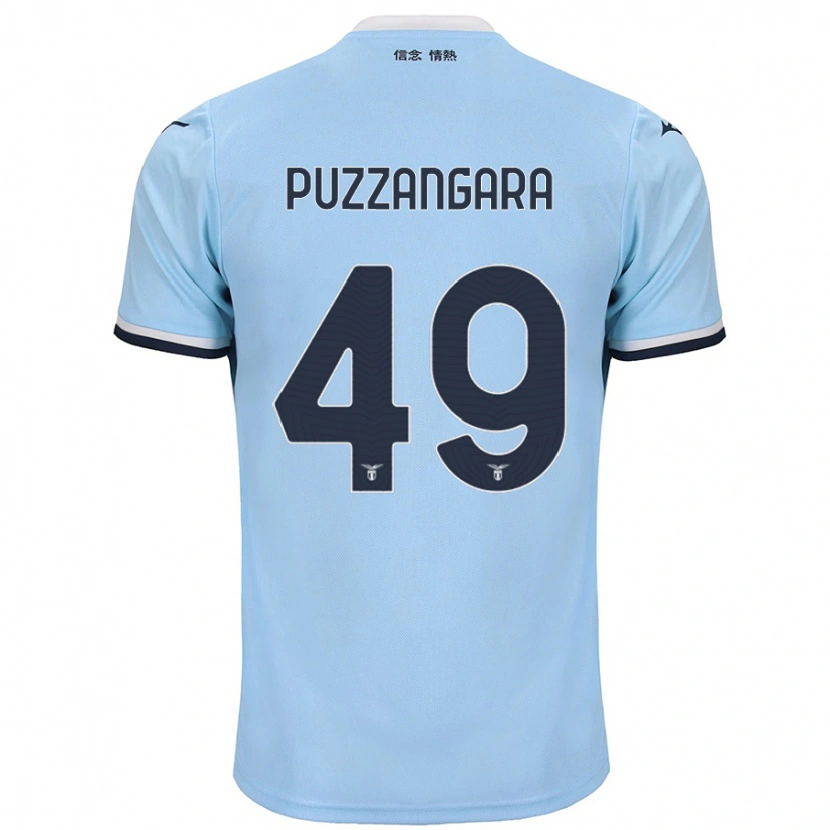 Danxen Uomo Maglia Angelo Antonio Puzzangara #49 Blu Kit Gara Home 2024/25 Maglietta