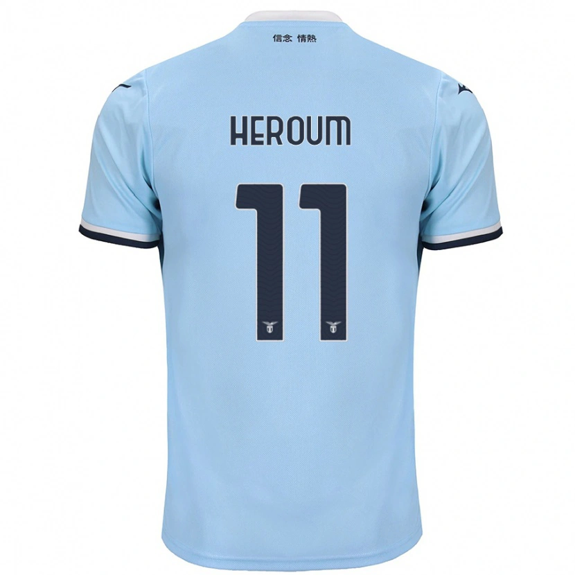 Danxen Uomo Maglia Nora Heroum #11 Blu Kit Gara Home 2024/25 Maglietta