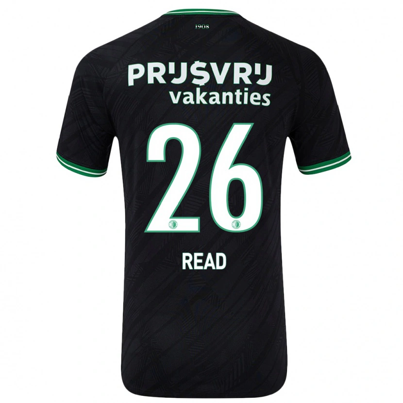 Danxen Uomo Maglia Givairo Read #26 Nero Verde Kit Gara Away 2024/25 Maglietta