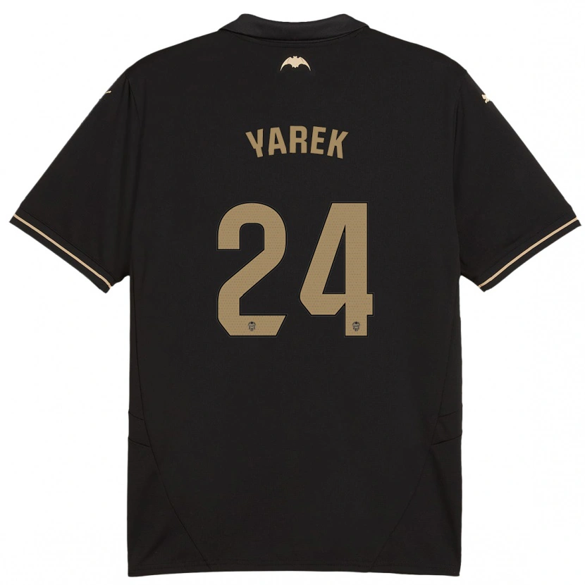 Danxen Uomo Maglia Yarek Gasiorowski #24 Nero Kit Gara Away 2024/25 Maglietta