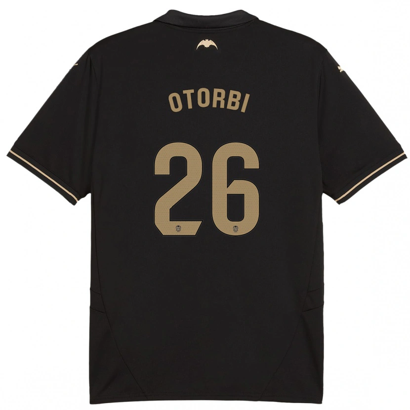 Danxen Uomo Maglia David Otorbi #26 Nero Kit Gara Away 2024/25 Maglietta