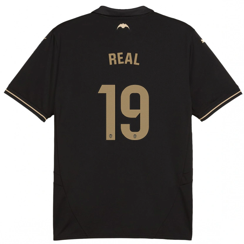 Danxen Uomo Maglia Kerlly Real #19 Nero Kit Gara Away 2024/25 Maglietta