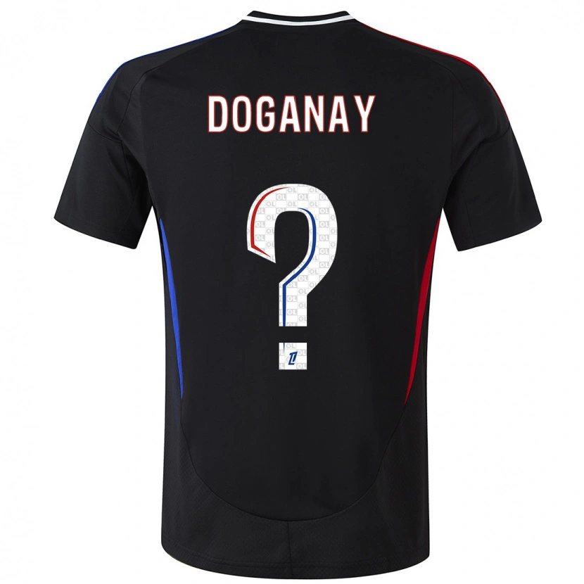 Danxen Uomo Maglia Kenan Doganay #0 Nero Kit Gara Away 2024/25 Maglietta
