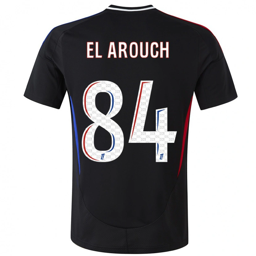 Danxen Uomo Maglia Mohamed El Arouch #84 Nero Kit Gara Away 2024/25 Maglietta